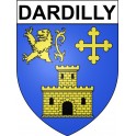 Stickers coat of arms Dardilly adhesive sticker