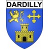 Stickers coat of arms Dardilly adhesive sticker