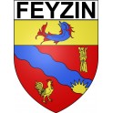 Feyzin Sticker wappen, gelsenkirchen, augsburg, klebender aufkleber
