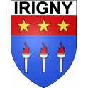 Stickers coat of arms Irigny adhesive sticker