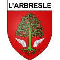 Stickers coat of arms L'Arbresle adhesive sticker