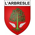 L'Arbresle 69 ville Stickers blason autocollant adhésif