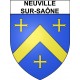 Neuville-sur-Saône 69 ville Stickers blason autocollant adhésif