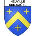 Neuville-sur-Saône 69 ville Stickers blason autocollant adhésif