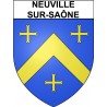 Neuville-sur-Saône Sticker wappen, gelsenkirchen, augsburg, klebender aufkleber