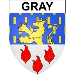 Gray 70 ville Stickers blason autocollant adhésif
