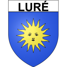 Pegatinas escudo de armas de Luré adhesivo de la etiqueta engomada
