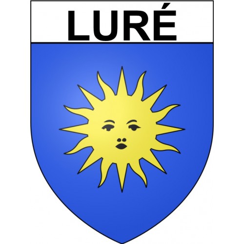 Luré 70 ville Stickers blason autocollant adhésif