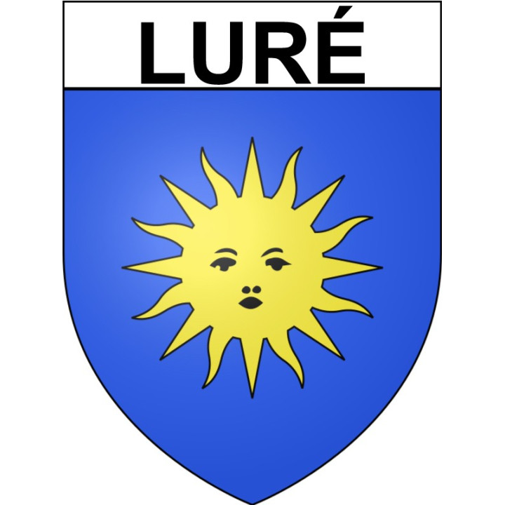 Luré Sticker wappen, gelsenkirchen, augsburg, klebender aufkleber