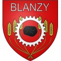 Adesivi stemma Blanzy adesivo