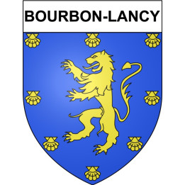Bourbon-Lancy Sticker wappen, gelsenkirchen, augsburg, klebender aufkleber
