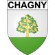 Chagny 71 ville Stickers blason autocollant adhésif