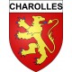 Stickers coat of arms Charolles adhesive sticker