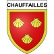 Chauffailles 71 ville Stickers blason autocollant adhésif