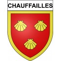 Stickers coat of arms Chauffailles adhesive sticker