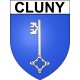Cluny Sticker wappen, gelsenkirchen, augsburg, klebender aufkleber