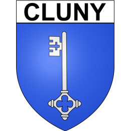 Stickers coat of arms Cluny adhesive sticker