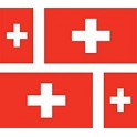 Sticker Flag of Switzerland Swiss decal flag