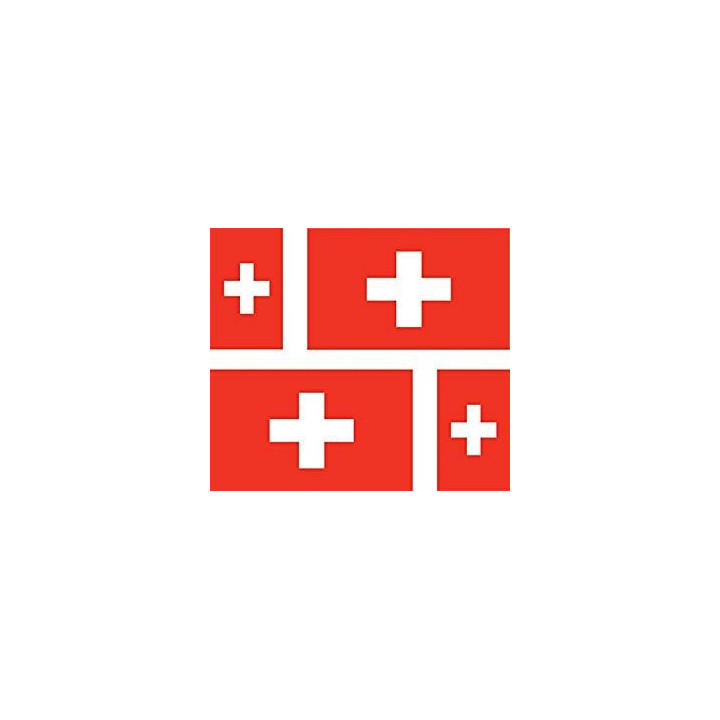 Pegatina de la Bandera de Suiza Swiss calcomanía de la bandera