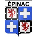Stickers coat of arms épinac adhesive sticker