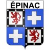 Stickers coat of arms épinac adhesive sticker