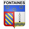 Adesivi stemma Fontaines adesivo