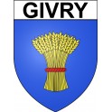 Givry Sticker wappen, gelsenkirchen, augsburg, klebender aufkleber