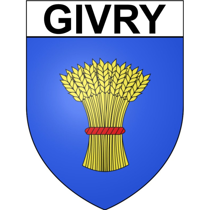 Givry 71 ville Stickers blason autocollant adhésif