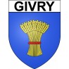Stickers coat of arms Givry adhesive sticker