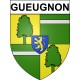 Gueugnon 71 ville Stickers blason autocollant adhésif