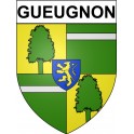 Gueugnon Sticker wappen, gelsenkirchen, augsburg, klebender aufkleber
