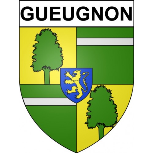 Gueugnon 71 ville Stickers blason autocollant adhésif