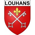Stickers coat of arms Louhans adhesive sticker