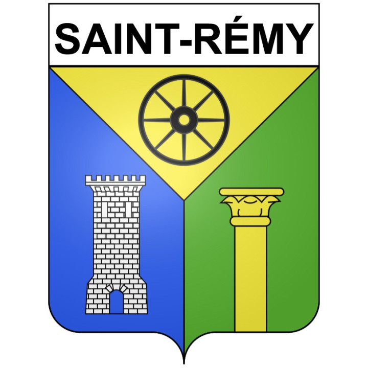 Saint-Rémy 71 ville Stickers blason autocollant adhésif