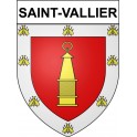 Saint-Vallier 71 ville Stickers blason autocollant adhésif