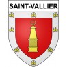 Saint-Vallier 71 ville Stickers blason autocollant adhésif