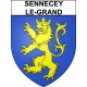 Sennecey-le-Grand Sticker wappen, gelsenkirchen, augsburg, klebender aufkleber