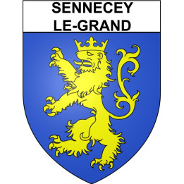 Sennecey-le-Grand 71 ville Stickers blason autocollant adhésif