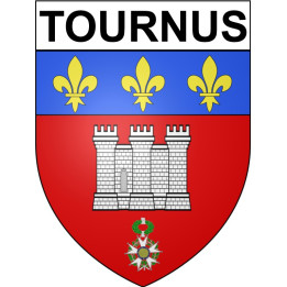 Tournus Sticker wappen, gelsenkirchen, augsburg, klebender aufkleber