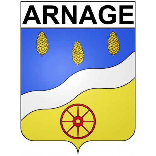 Arnage 72 ville Stickers blason autocollant adhésif