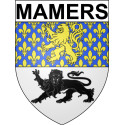 Mamers Sticker wappen, gelsenkirchen, augsburg, klebender aufkleber