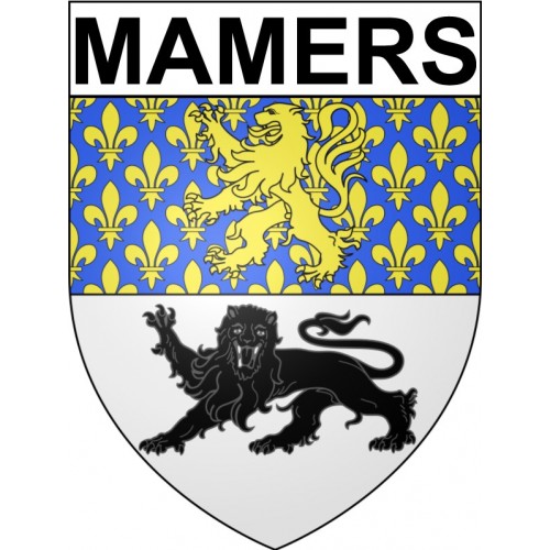 Stickers coat of arms Mamers adhesive sticker