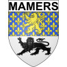 Mamers Sticker wappen, gelsenkirchen, augsburg, klebender aufkleber