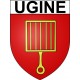 Ugine 73 ville Stickers blason autocollant adhésif