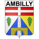 Ambilly 74 ville Stickers blason autocollant adhésif