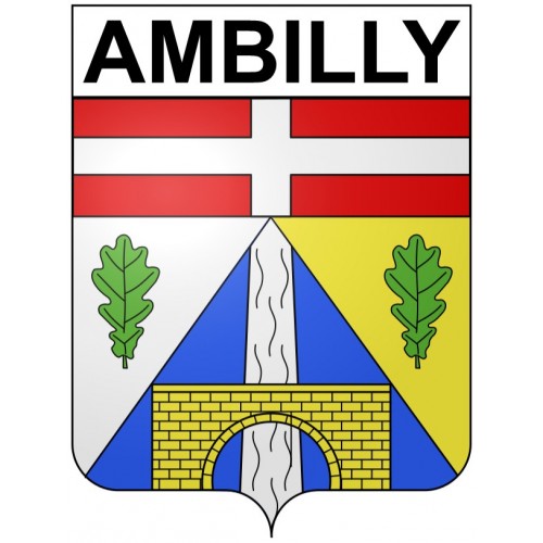 Stickers coat of arms Ambilly adhesive sticker