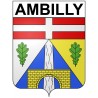 Ambilly 74 ville Stickers blason autocollant adhésif