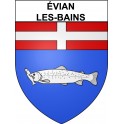 Stickers coat of arms évian-les-Bains adhesive sticker