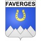 Adesivi stemma Faverges adesivo