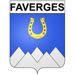 Faverges 74 ville Stickers blason autocollant adhésif